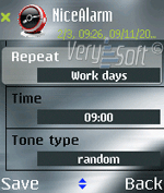 NiceAlarm S60.v.8 screenshot