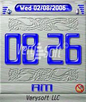 Metal&Gel Blue Style for NiceClock2