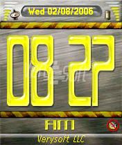 Metal&Gel Yellow Style for NiceClock2